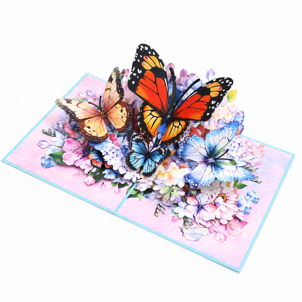 Butterfly Garden Pop-Up Card – 3D Greeting Card & Memorable Birthday/Mother's Day Gift