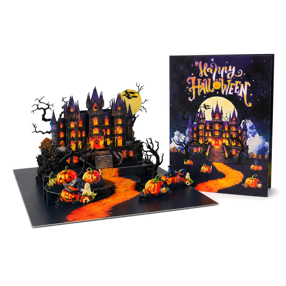 Haunted Castle Pop-Up Card