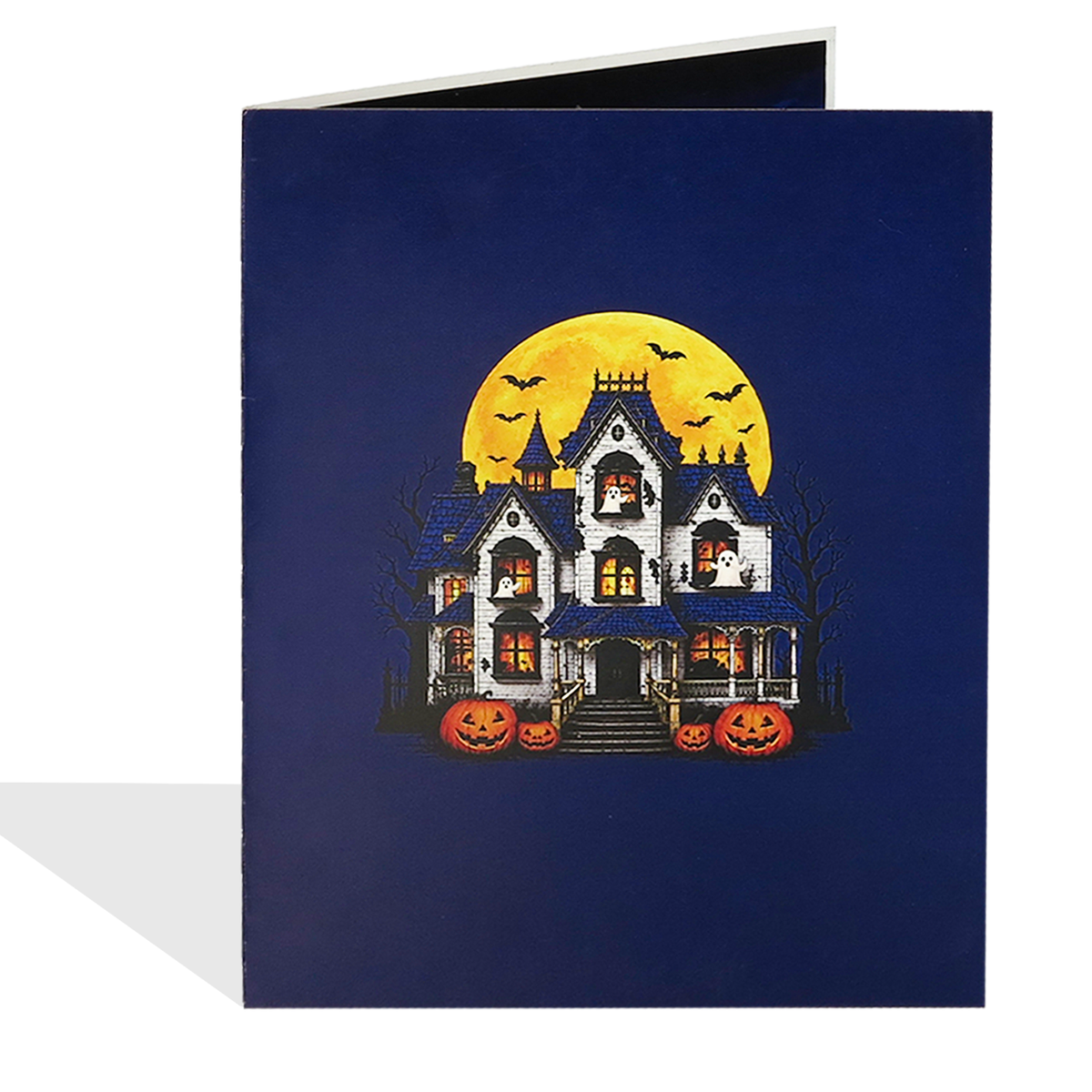 Haunted House Halloween Pop-Up Card – 3D Spooky Greeting Card & Unique Halloween Gift