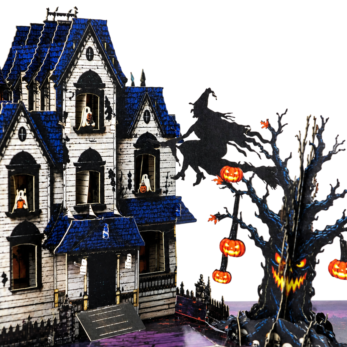 Haunted House Halloween Pop-Up Card – 3D Spooky Greeting Card & Unique Halloween Gift